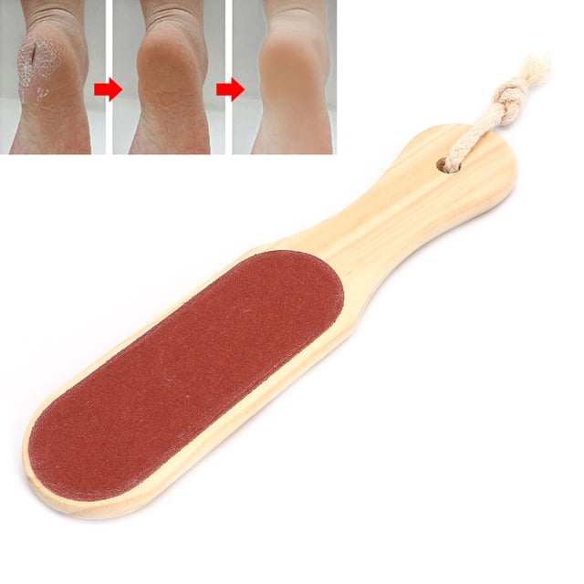 Wood Callus Remover, Wood Fit Pine Diseño de Doble Cara para Manicure Store Para El Cuidado de Los Dedos para El Cuidado de los Pies para el Hogar