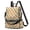 Thanksgiving Multicolor Diagonal Plaid Pattern, variant on Thanksgiving Bright Orange Plaid Pattern Fashion Backpack, Casual Daypack with Side Bottle Pockets & Convertible Strap, Water Repellent Polyester Gifts for Women Casual Use