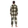 thumbnail image 7 of joogoo Retro Checkered-z2 Unisex Adults Onesies Pajamas Jumpsuits L, 7 of 7