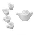 thumbnail image 2 of Miniature Tea Set, 5pcs Dollhouse Porcelain Tea Set 1: 12  For Kids For Theme Parties, 2 of 8