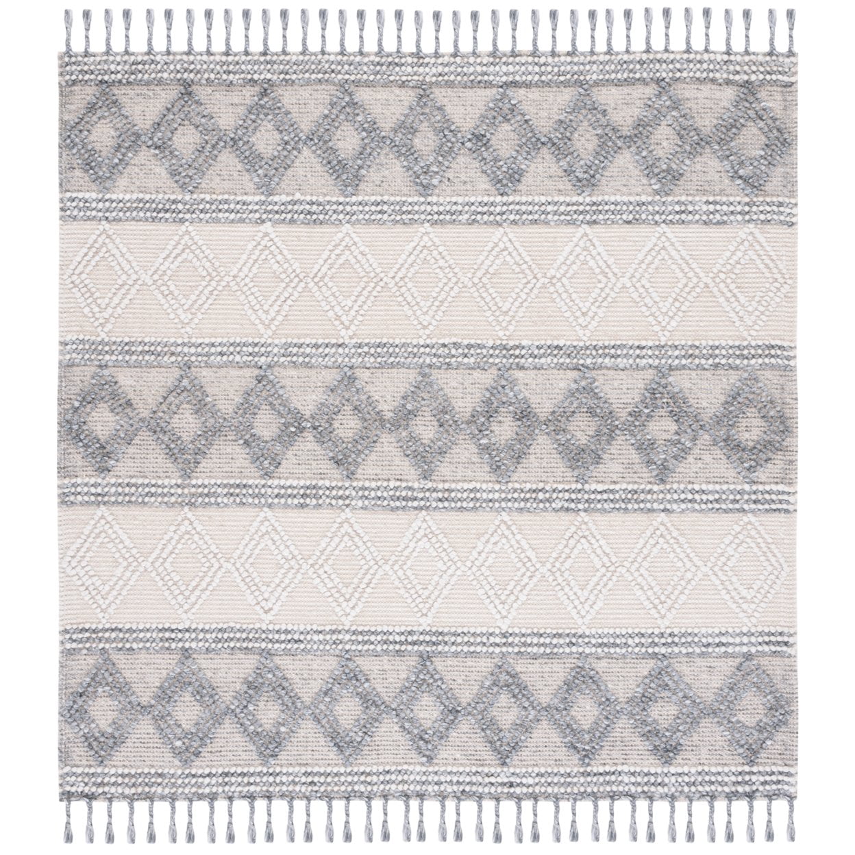 SAFAVIEH Natura Andrina Southwestern Area Rug, Ivory/Grey, 4' x 6'