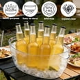 thumbnail image 5 of Ice Buckets for Parties 2 Packs with Scoops, 5.5L Clear Acrylic Ice Champagne Buckets Tub for Parties,Mimosa Bar Supplies,Beer,Beverage&Drinks, 5 of 7