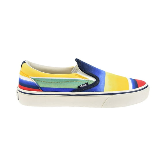 Polo Ralph Lauren Keaton Striped Slip-On Sneaker Men's Shoes Ombre Stripe 816861090-001