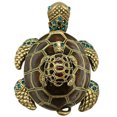 thumbnail image 1 of Enamel Turtle Ornament Jewelry Storage Box Jewelry Storage Container Jewelry Case, 1 of 7