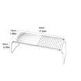 thumbnail image 3 of Fiudx Parrilla Plegable Portátil de Acero Inoxidable, de Hierro Compacto, Fácil de Guardar con Bolsa de Transporte, Ideal para Camping, Senderismo, 44 X 18 X 16 Cm., 3 of 6