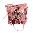 thumbnail image 2 of Weloille Crossbody Bag 1 Pack, Sequins Fashion Chain Underarm Bag, Trendy Unique Mini Bucket Handbag, Lightweight Portable Shoulder Bag for Girl Daily Outing Party Shopping Travel, 2 of 6