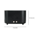 thumbnail image 3 of Inteprter Difusor de llama, humidificador de aire recargable LED de aceite esencial con protección regulable de luz, generador de niebla de oficina de Humidificadores Negro Inteprter HA063173-02, 3 of 6