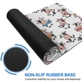 thumbnail image 6 of Long Mouse Pads for Desk,White Cow Scarf Pattern Desk Mats on Top Of Desks, Desk Mouse Pad Extra Large with 3mm Non-Slip Base and Stitched Edge for Gaming,Office,Work,Home 31.5"x11.8", 6 of 6