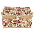 thumbnail image 1 of Storage Box, Multipurpose Organizer Craft Sewing Tool Ewing Basket, Needle Thread Basket For Home Travel Craft Supplies Art Craft, 1 of 8