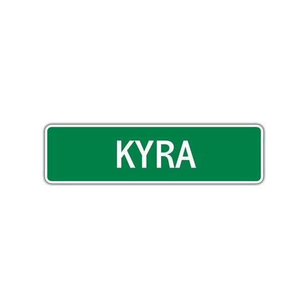 Kyra Girls Children Indoor Outdoor Unique Wall Novelty Name Letter ...