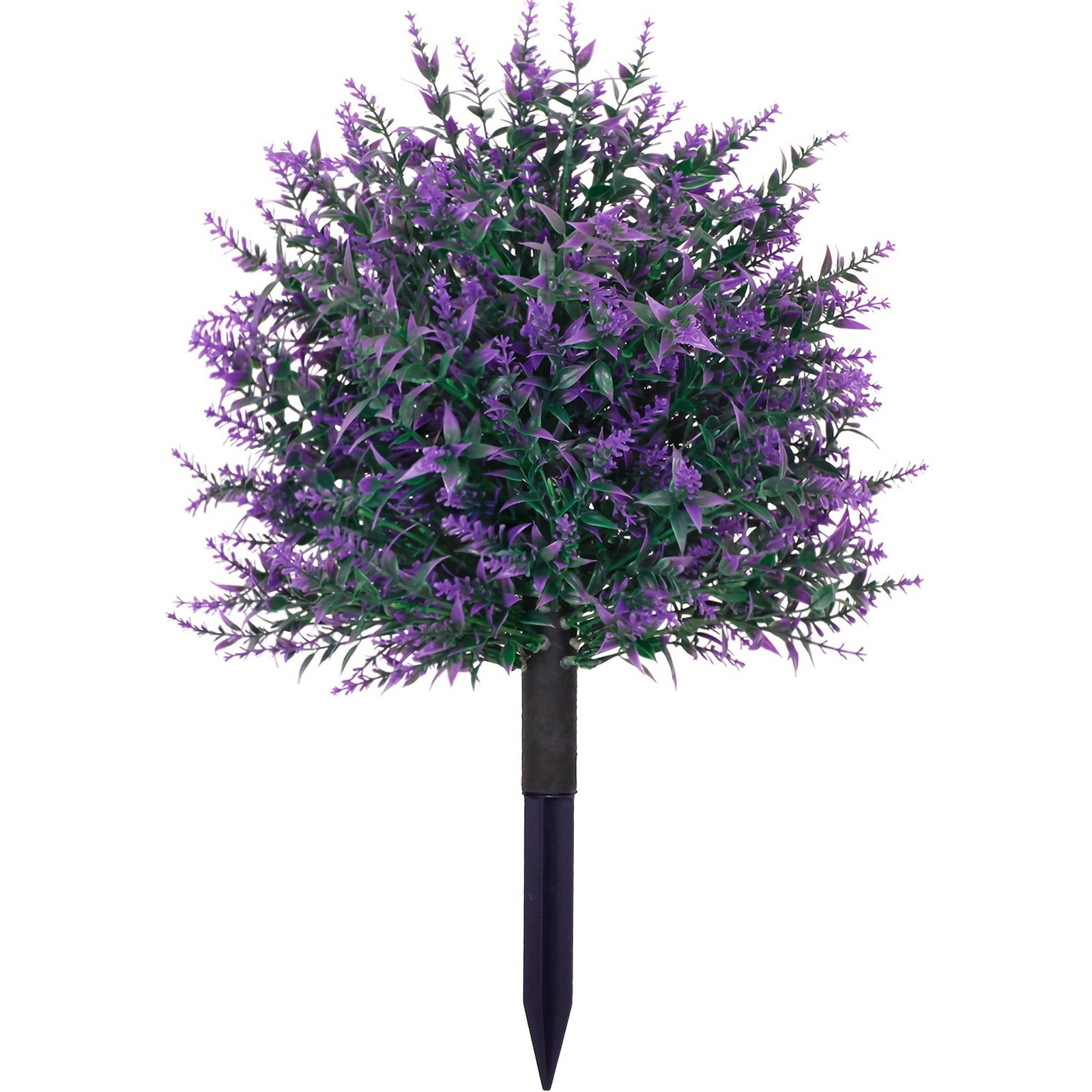 Artificial Shrubs with Stakes, Outdoor Artificial Plants, Fake Garden Shrubs, Plastic Greenery Decor, Yard Decoration Plants, Ground Stake Plants, Courtyard Decor, Simulation Shrubs