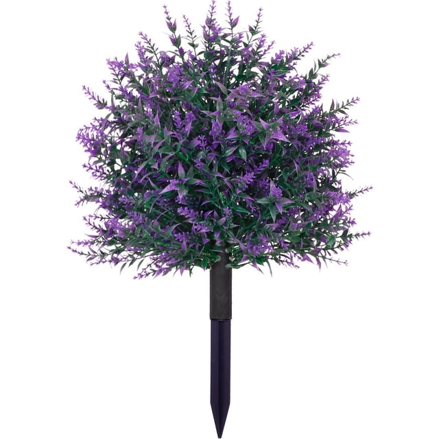 Flores artificiales con tachuelas para el suelo, para decoración de interiores y exteriores, con plantas verdes artificiales de plástico.