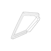 Genuine OE Honda Weatherstrip - 73491-TR6-A01