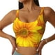 thumbnail image 1 of Fotbe 3D Sunflowers Sujetador Deportivo Largo sin Aros para Mujer con Almohadillas y Soporte Medio, Transpirable y Absorbente, Camiseta Tipo Chaleco o Tank Top-X-Large, 1 of 8