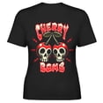 thumbnail image 3 of Blusa Negra Manga Corta Grande Cherry Bomb, 3 of 5