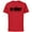Red, variant on Hit Monkey Logo Yellow - Short Sleeve Cotton T-Shirt for Adults - Customized-Red