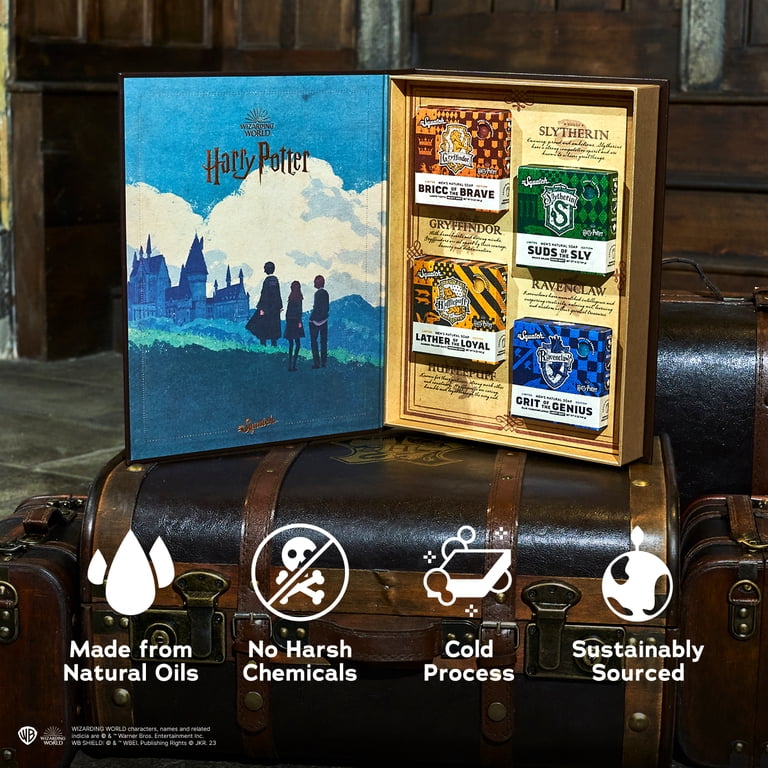 ドクタースクワッチ　ハリー・ポッター コレクションナチュラルソープ 4個セット Dr. Squatch Harry Potter Collection with Collector's Box - Men's