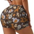 thumbnail image 1 of Fotbe Cute Lion Tiger Shorts Sin Costuras – Shorts Deportivos de Cintura Alta para Mujer, Elásticos para Gimnasio, Yoga, Running o Ciclismo-Large, 1 of 8