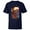 Navy, variant on Deadpool Family Space Squad Distressed Comic Art- Short Sleeve T-Shirt for Kids - Customized-Red