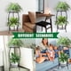 thumbnail image 4 of Soporte para Plantas para Interiores y Exteriores, Soporte para Macetas de Metal de 25 Pulgadas de Alto, Soporte para Macetas, Estante para Plantas Resistente, Hierro Inoxidable, 4 of 5