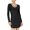 Black Beauty, variant on Planet Gold Juniors' Strap-Detailed Soft Bodycon Dress (Heron, X-Small)