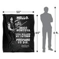 thumbnail image 5 of Princess Bride Hello Again Officially Licensed Silky Touch Super Soft Throw Blanket 50' x 60', 5 of 6
