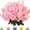 Pink, variant on 6 Pcs Artificial Wisteria Flowers for Outdoor 13.8'' Faux Hyacinth Flowers for Home Porch Decoration Fake Silk Floral for Wedding Spring Garden Fence Porch Outsides Decor,Purple