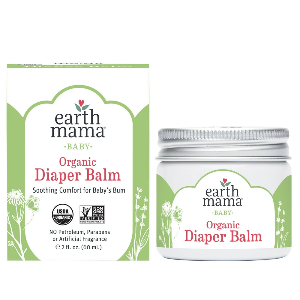 Earth Mama Baby Organic Diaper Balm, 2 fl oz