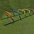 thumbnail image 4 of pieza de vallas plegables para practicar fútbol, mini barras de salto, vallas de agilidad portátiles, vallas de entrenamiento físico de altura ajustable, 4 of 5