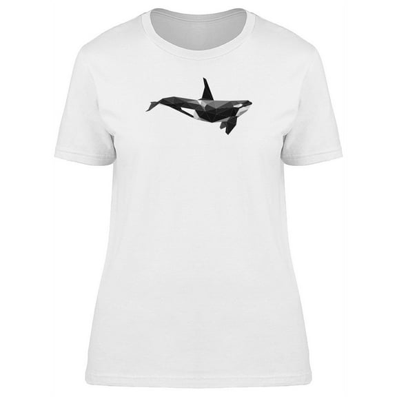 Abstract Whale Doodle T-Shirt Women -Image by Shutterstock, Female x-Large