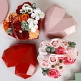thumbnail image 2 of Portable Soap Flower Box Perfect Gifts Cream Heart-shape Decorative Flower Gift Box for Festival, 2 of 8
