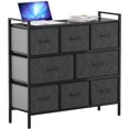 thumbnail image 2 of YITAHOME Fabric Dresser with 8 Drawers for Bedroom, Hallway, Closet, Office Organization,Black Grey, 2 of 8