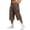 Coffee #13, variant on Men's Cargo Shorts Baggy Long Shorts 2026 Summer Multi Pockets Drawstring Hiking Bottoms Lightweight Elastic Waist Loose Running Short Pants L