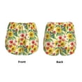 thumbnail image 5 of Lsque Sunflower Cornflower Poppy Printed Women's Running Shorts with Liner Pockets,Elastic Quick Dry Workout Athletic Gym Yoga Shorts,Womens High Waist Shorts-Small, 5 of 9