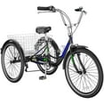 thumbnail image 2 of ABORON Adult 20/24/26 inch Tricycles with Big Basket, Adults 7 Speed Trikes 3 Wheel Bikes, Cruise Bike for Seniors, Women, Men for Recreation, Shopping, Multiple Colors, 2 of 10