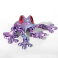 thumbnail image 1 of 3D Printed Articulated Magnetic Frog Fidget Toy, Fun Desk Buddy & Car Decor, 21 Colors Available, 1 of 6