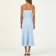 thumbnail image 5 of Vestido de tirantes de espagueti sin espalda PLadies Sling vestido largo sin mangas ropa artística FLhrweasw Para estrenar, 5 of 7