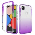 thumbnail image 1 of Google Pixel 4a Case (NOT For Google Pixel 4), Rosebono Full-Body Rugged Ultra Transparency Hybrid Protective Case With Built-in Screen Protector for Google Pixel 4a (Purple), 1 of 6
