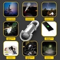 thumbnail image 5 of Mini Torch, 2025 New Mini Flashlight, Waterproof Keychain Flashlight, Rechargeable Mini Flashlight Keychain, Mini Flashlight for Emergency Power, 1200 Lumens Ultra-Bright, 5 of 10
