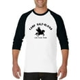 thumbnail image 1 of Artix - Mens Raglan Sleeve Baseball T-Shirts - Camp Half Blood Demigods, 1 of 5
