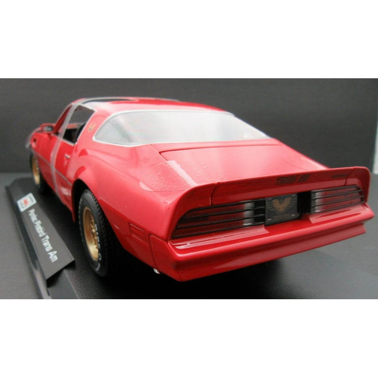 1977 Pontiac Firebird Trans Am Red 1:18 Metal Die Cast Maisto