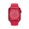 thumbnail image 2 of Apple Watch Series 8 (GPS, 45mm) - Caja de Aluminio Roja con Correa Deportiva Roja - M/L (Versión de USA) (Reacondicionado), 2 of 5