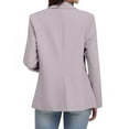 thumbnail image 4 of qucoqpe Blazers for Women Casual Open Front Long Sleeve Button Work Business Suit Coat Womens Lightweight Office Suit Jackets Blazer, 4 of 8