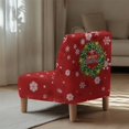 thumbnail image 5 of HELLHERO Christmas Slipper Chair Covers, Anti-Wrinkle Non Slip Armless Accent Chair Cover for Living Room Hotel, 5 of 8