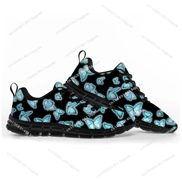 Butterfly Prints Sports Shoes Mens Womens Teenager Kids Children Customized Sneakers Casual Tailor Made Shoe High Quality Couple