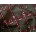thumbnail image 4 of oneOone Silk Tabby Fabric Chevron Ikat Print Fabric By Yard 42 Inch Wide, 4 of 4