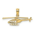 thumbnail image 1 of FB Jewels 14K Yellow Gold Helicopter Pendant, 1 of 4