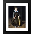 thumbnail image 2 of Paulus Moreelse 18x24 Black Modern Framed Museum Art Print Titled - Portrait of a Four-Year Old Boy with a Club and Ball, 2 of 5