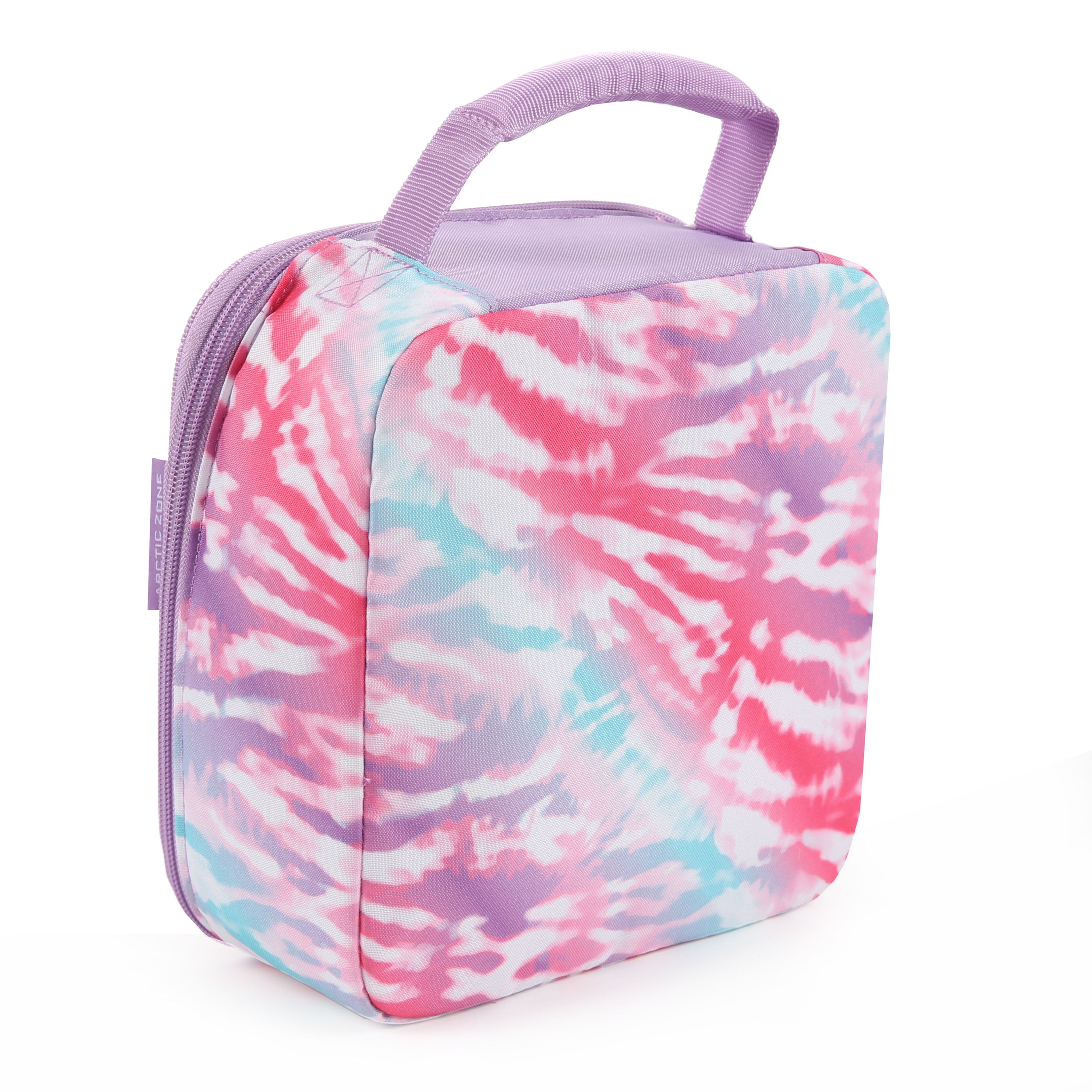 Arctic Zone Cotton Candy Tie Dye Lunchbox Combo, Includes food container, water bottle and ice pack