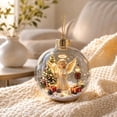 thumbnail image 2 of Glowing Christmas Story Ornament, Light-Up Mini Holiday Scene with Warm LED Light, Festive Keepsake Gift for Home Christmas Party Decoration,F-B, 2 of 7